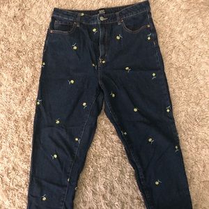 Embroidered Jeans